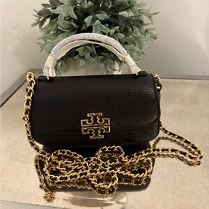 Tory Burch Mini Britten Top Handle Bag